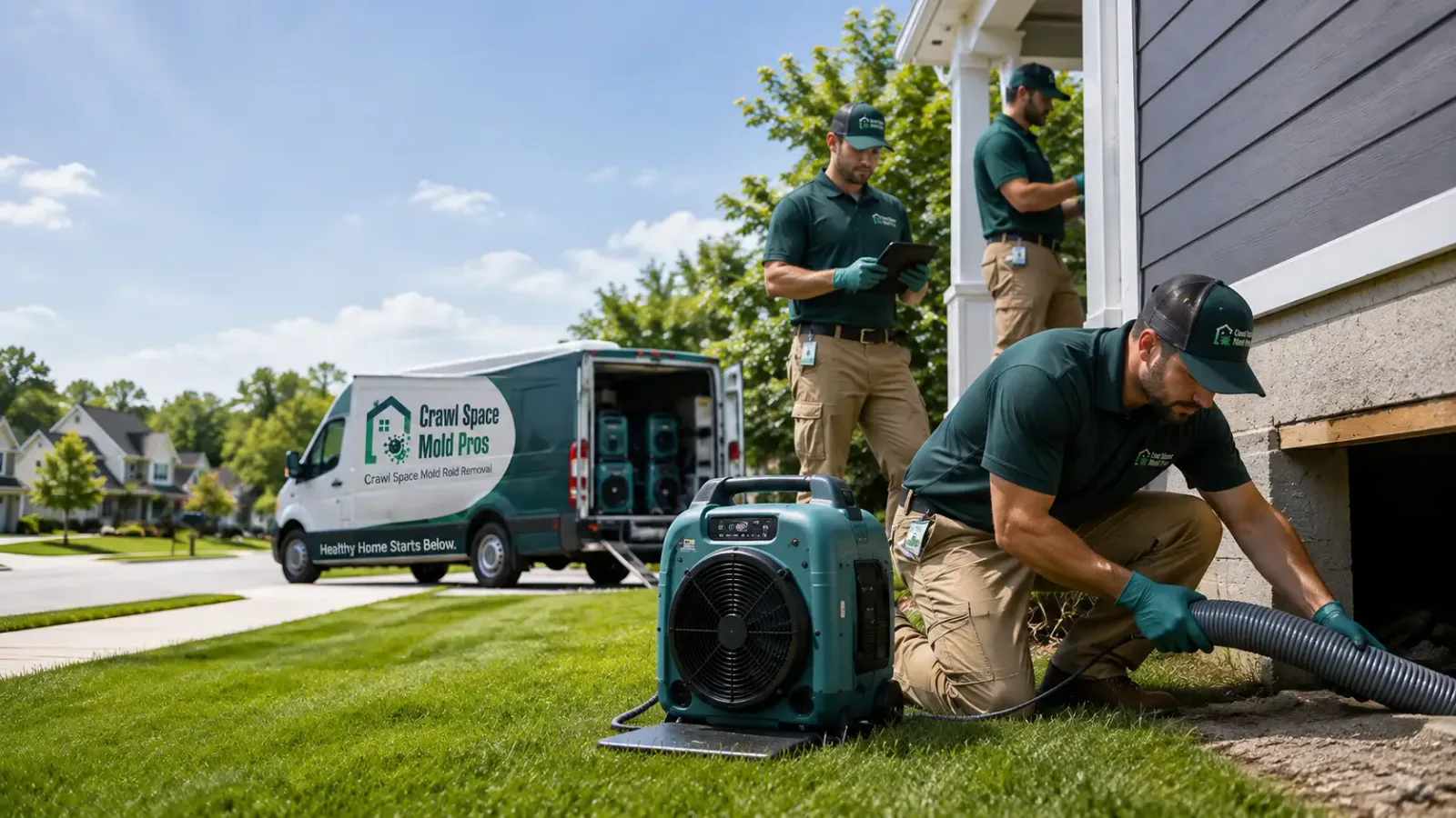 Crawl Space Mold Removal in Rice, WA